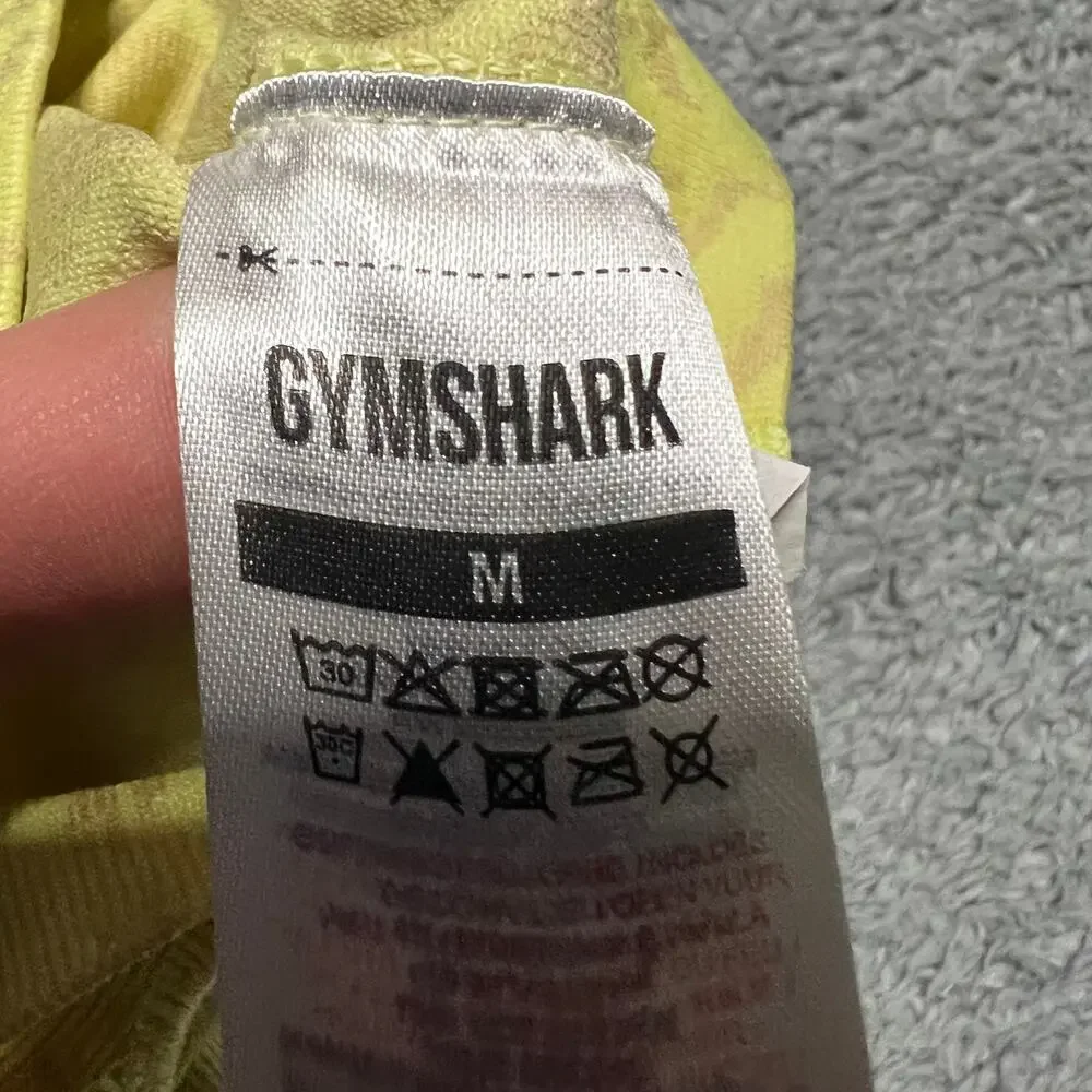 Gymshark Shorts Womens Medium Adapt Animal Printed Long Scrunch